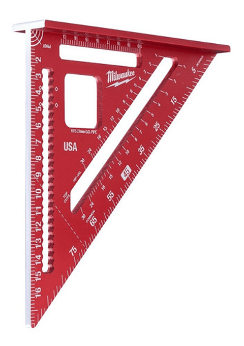 Milwaukee Escuadra Rápida Métrica 18 Cm Hecha En Usa Mlsq170