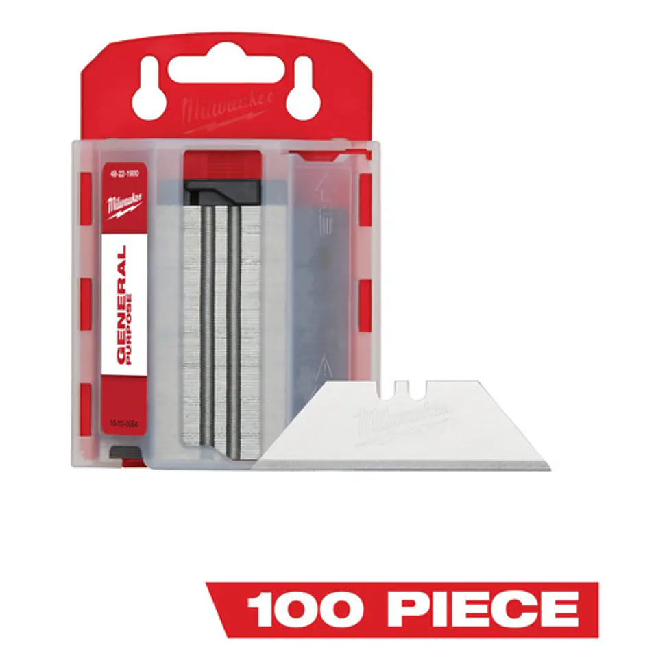 Milwaukee 100 Repuestos Para Cuchillos Cartoneros 48-22-1900 1