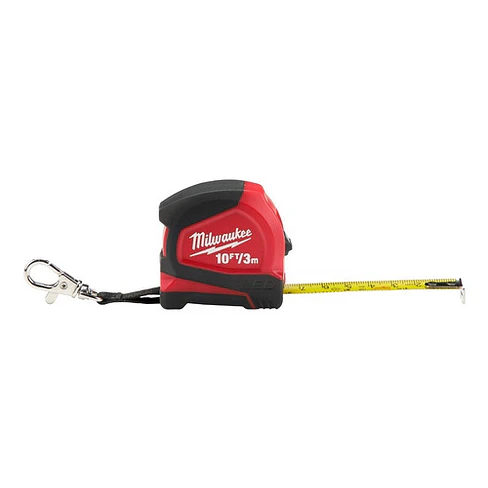 Huincha De Medir Milwaukee 3 Metros Tipo Llavero Con Luz Led 48-22-6601 3