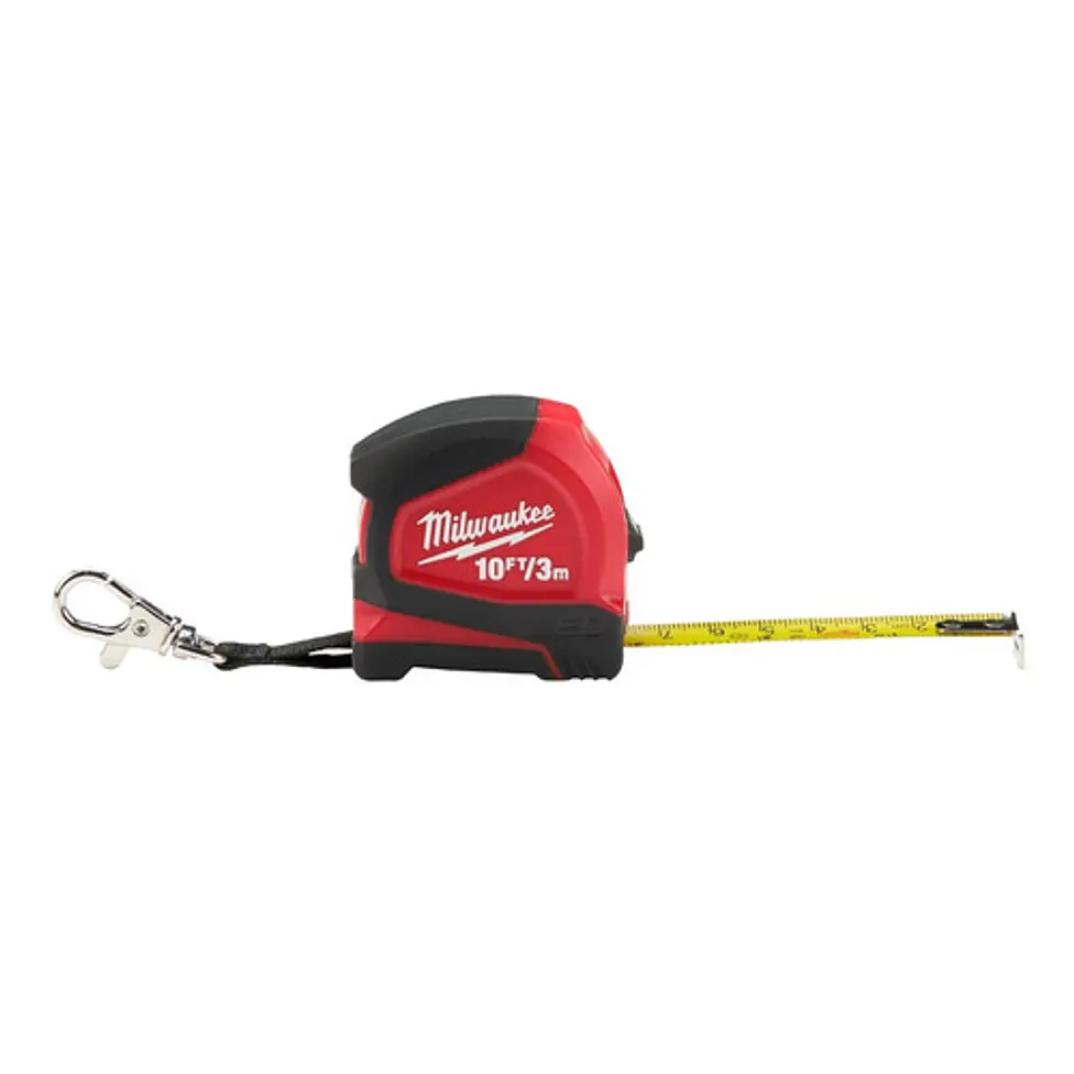 Huincha De Medir Milwaukee 3 Metros Tipo Llavero Con Luz Led 48-22-6601 3