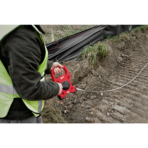 Cinta De Carrete 100 Metros Milwaukee Fibra De Vidrio 48-22-5310 5