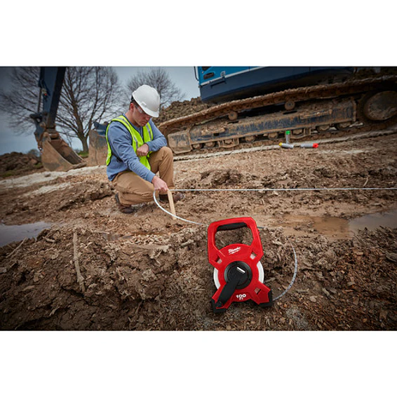 Cinta De Carrete 100 Metros Milwaukee Fibra De Vidrio 48-22-5310 6