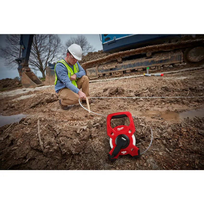 Cinta De Carrete 100 Metros Milwaukee Fibra De Vidrio 48-22-5310 6