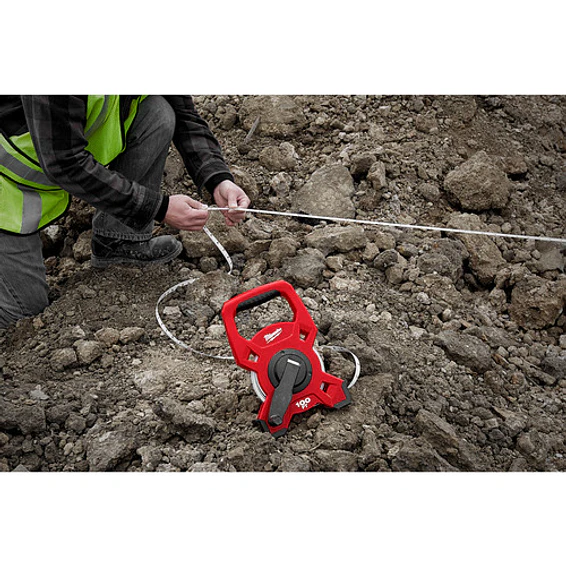 Cinta De Carrete 100 Metros Milwaukee Fibra De Vidrio 48-22-5310 7