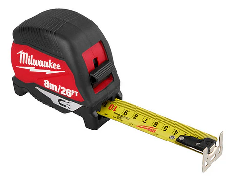 Milwaukee Huincha De Medir Punta Magnética 8 Mt 48-22-1026m
