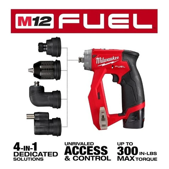 Milwaukee Taladro De Instalación M12 Fuel 2505-20 Solo herramienta 4