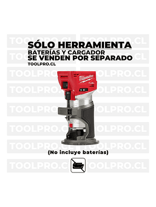 Milwaukee Router M18 Fuel 1.25hp Modelo 2723-20 Solo herramienta