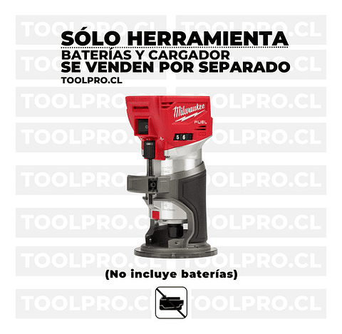 Milwaukee Router M18 Fuel 1.25hp Modelo 2723-20 Solo herramienta