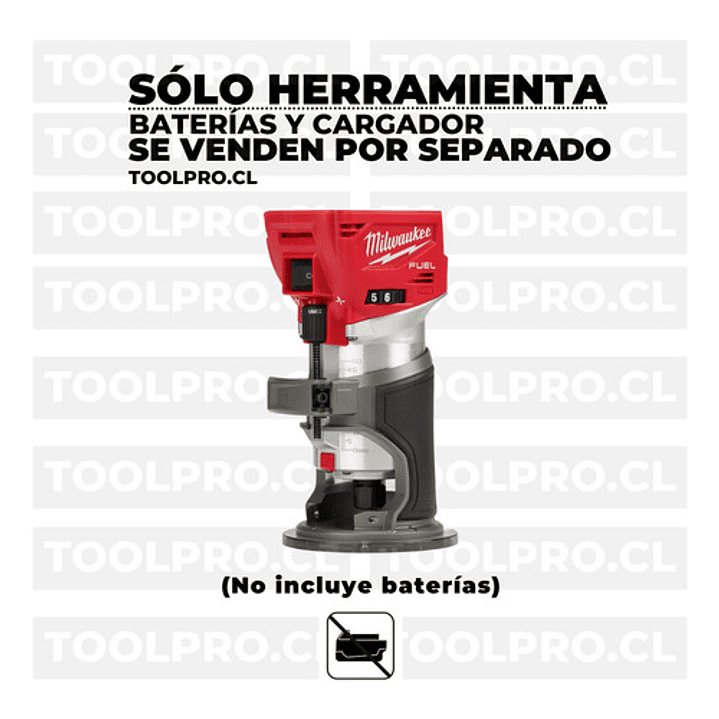 Milwaukee Router M18 Fuel 1.25hp Modelo 2723-20 Solo herramienta 2