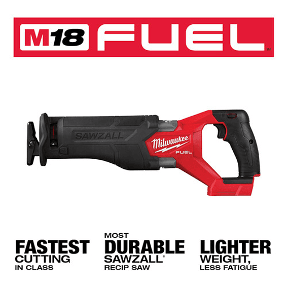 Sierra Sable Milwaukee M18 Fuel Sawzall 2da Generación 2821-20  3
