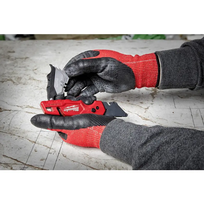 Milwaukee Cuchillo Cartonero Plegable Con Porta Repuestos 48-22-1502 6