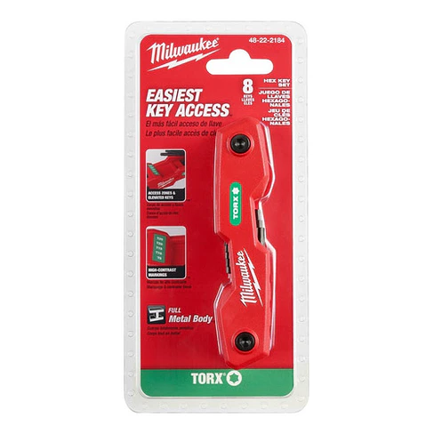Milwaukee Juego De 8 Llaves Torx Plegables 48-22-2184 2