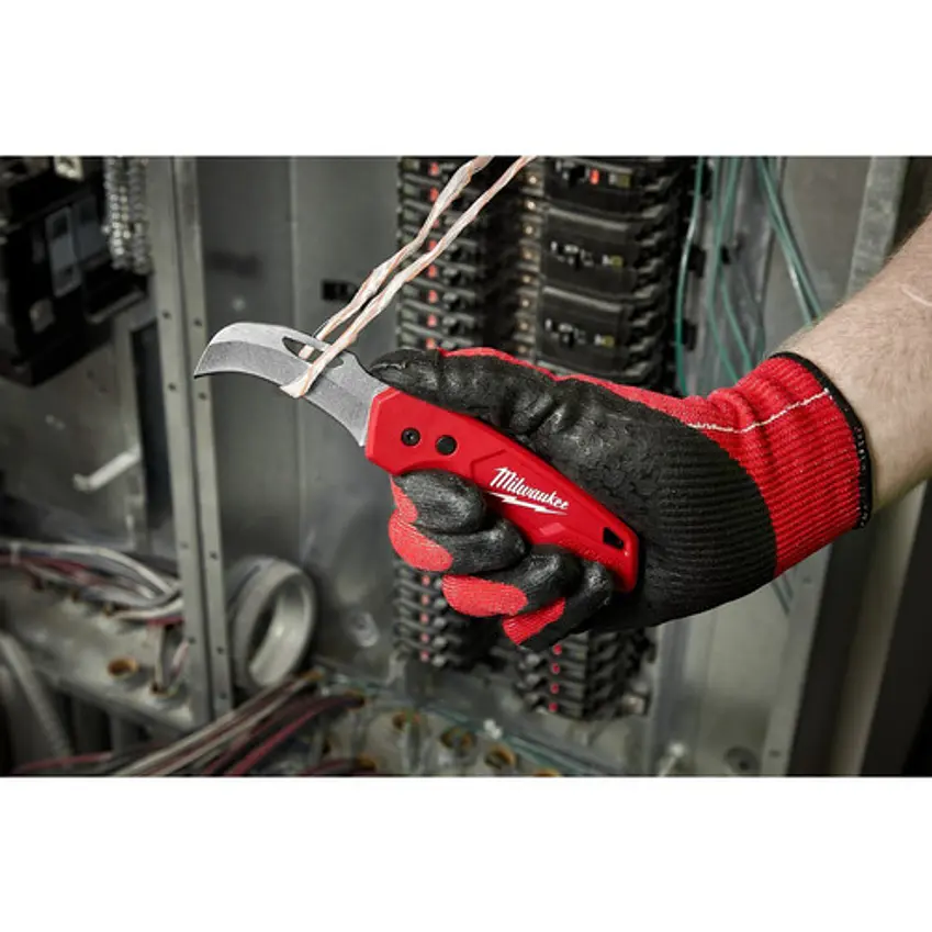 Cuchillo Curvo Pela Cable Milwaukee Hawkbill 48-22-1525 6