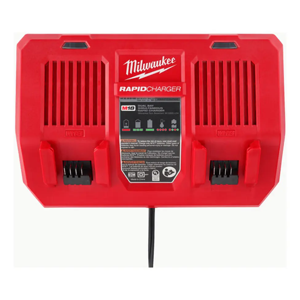 Milwaukee Cargador Rápido Doble M18 Carga Simultánea 48-5902 1