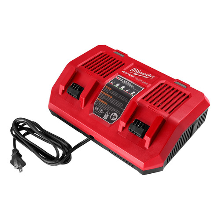 Milwaukee Cargador Rápido Doble M18 Carga Simultánea 48-5902 2