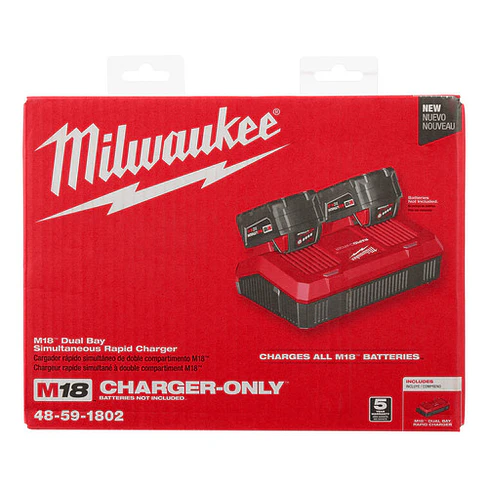 Milwaukee Cargador Rápido Doble M18 Carga Simultánea 48-5902 4