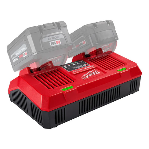Milwaukee Cargador Rápido Doble M18 Carga Simultánea 48-5902 5