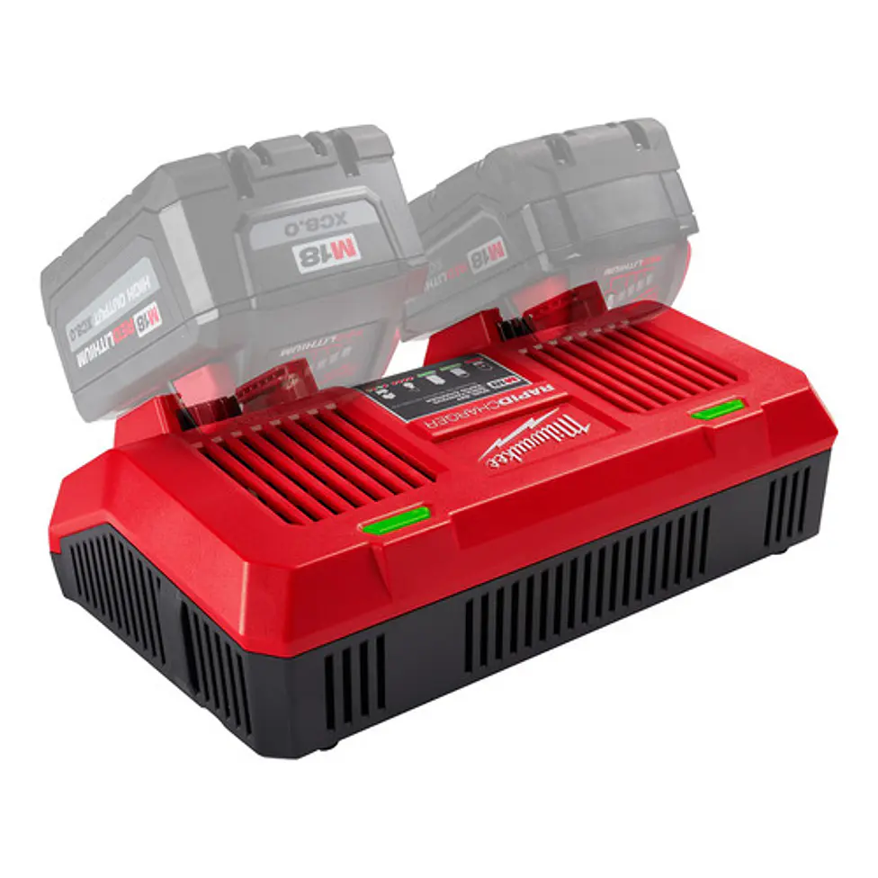 Milwaukee Cargador Rápido Doble M18 Carga Simultánea 48-5902 5