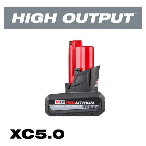 Milwaukee Batería M12 Xc 5 Amperios High Output 48-11-2450 3
