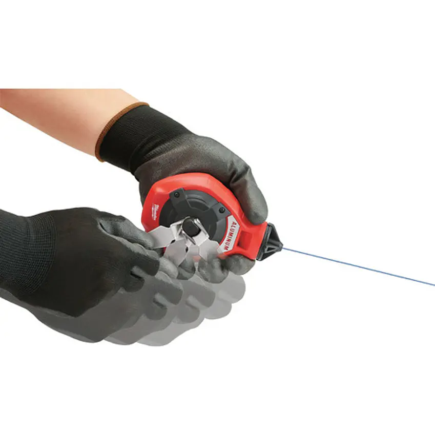 Tizador De Aluminio Milwaukee 30 mts + Tiza Azul 48-22-3993 4