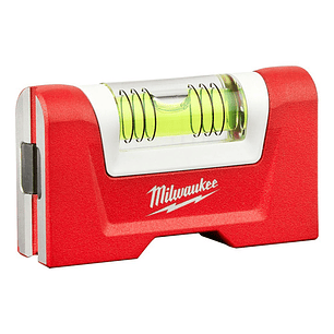 Milwaukee Nivel De Burbuja De Bolsillo Magnético Aluminio 48-22-5603
