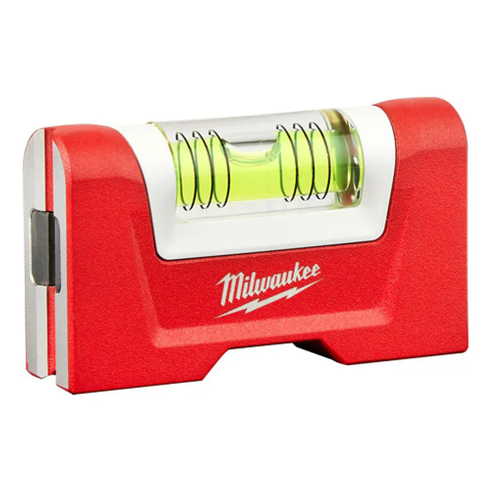 Milwaukee Nivel De Burbuja De Bolsillo Magnético Aluminio 48-22-5603 2