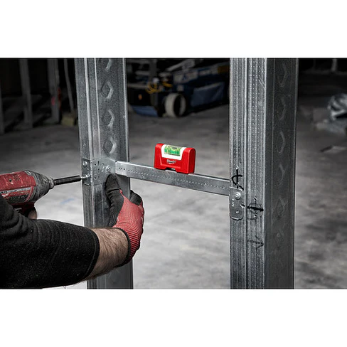 Milwaukee Nivel De Burbuja De Bolsillo Magnético Aluminio 48-22-5603 4