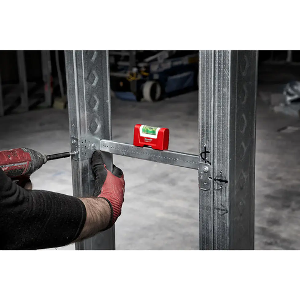 Milwaukee Nivel De Burbuja De Bolsillo Magnético Aluminio 48-22-5603 4