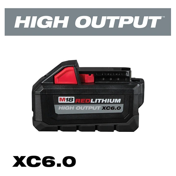 Batería Milwaukee M18 HIGH OUTPUT XC6.0 Ah Sellada 48-11-1865 4