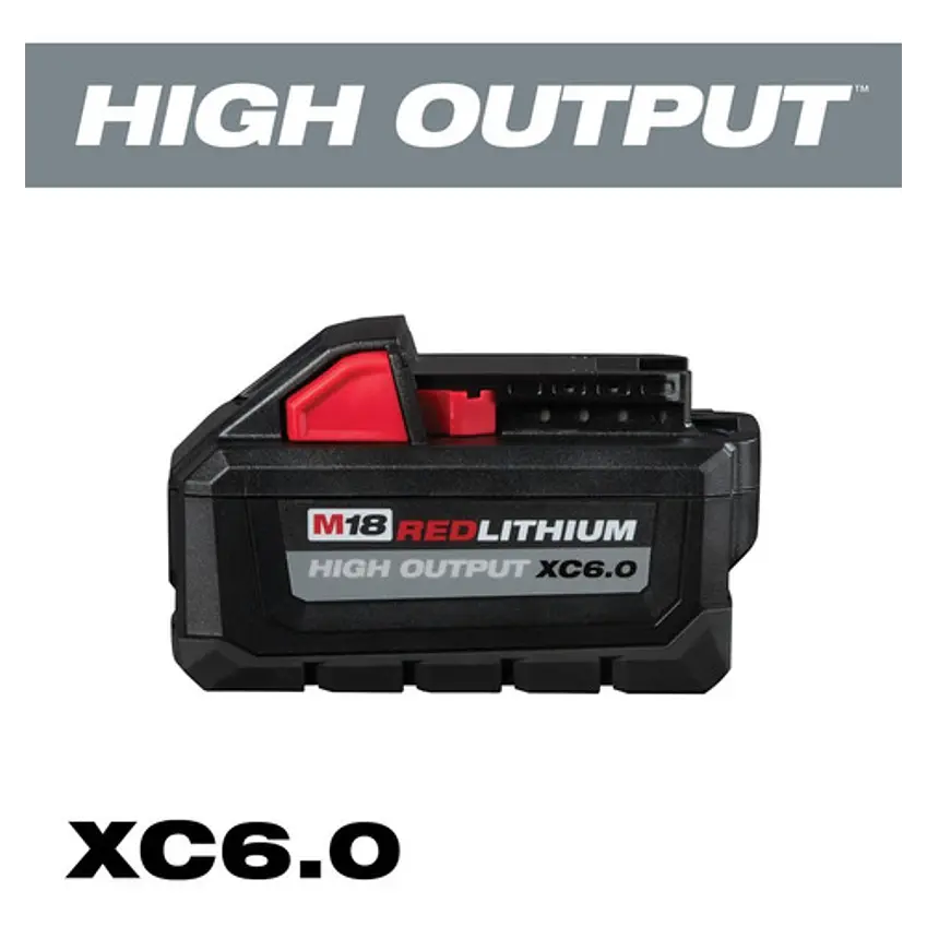 Batería Milwaukee M18 HIGH OUTPUT XC6.0 Ah Sellada 48-11-1865 4