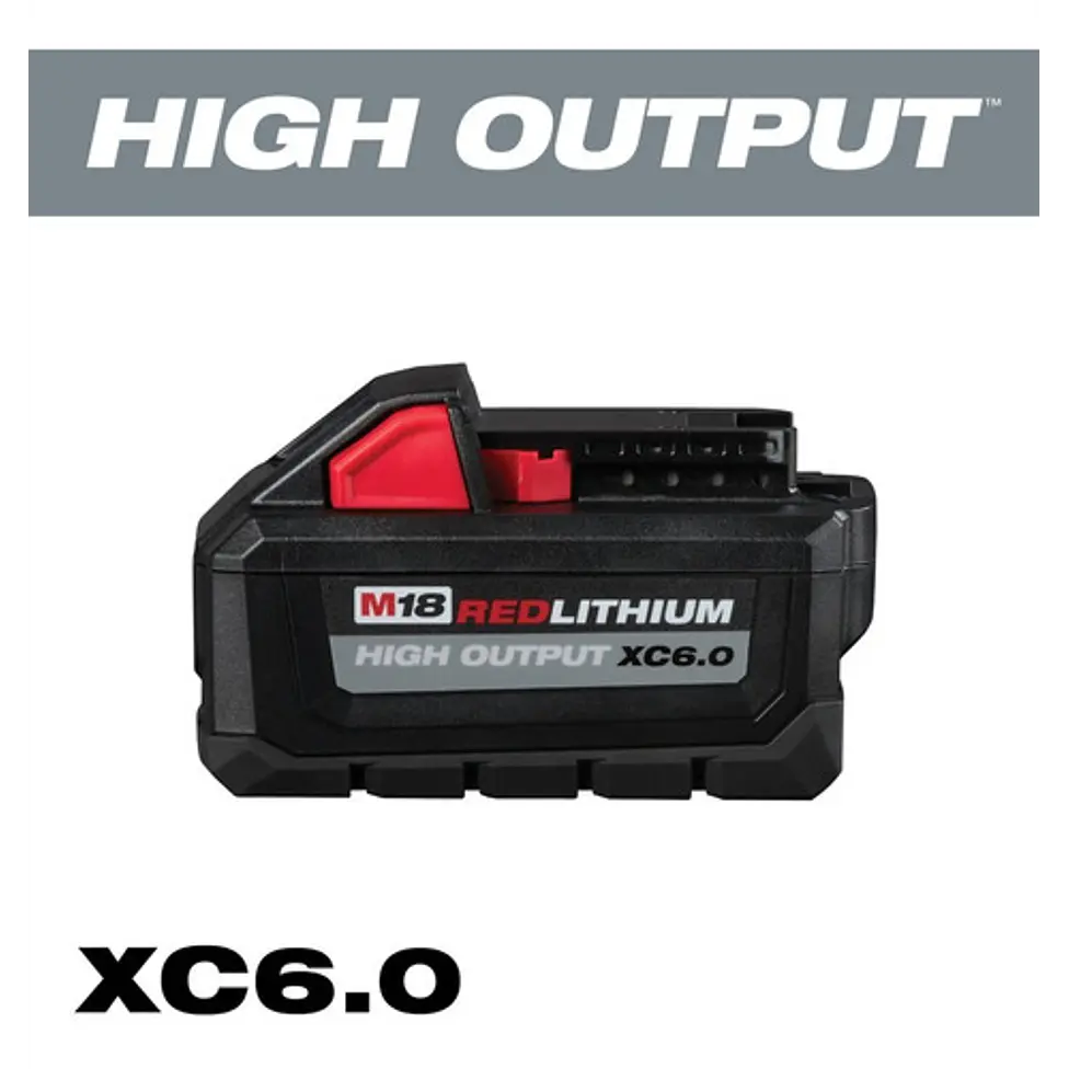 Batería Milwaukee M18 HIGH OUTPUT XC6.0 Ah Sellada 48-11-1865 4
