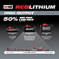 Batería Milwaukee M18 HIGH OUTPUT XC6.0 Ah Sellada 48-11-1865 - Miniatura 6