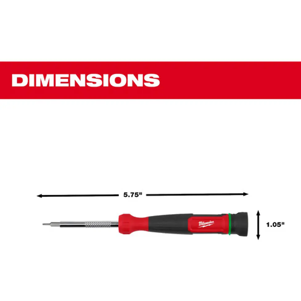 Destornillador De Precisión Torx 4 En 1 Milwaukee 48-22-2931 8