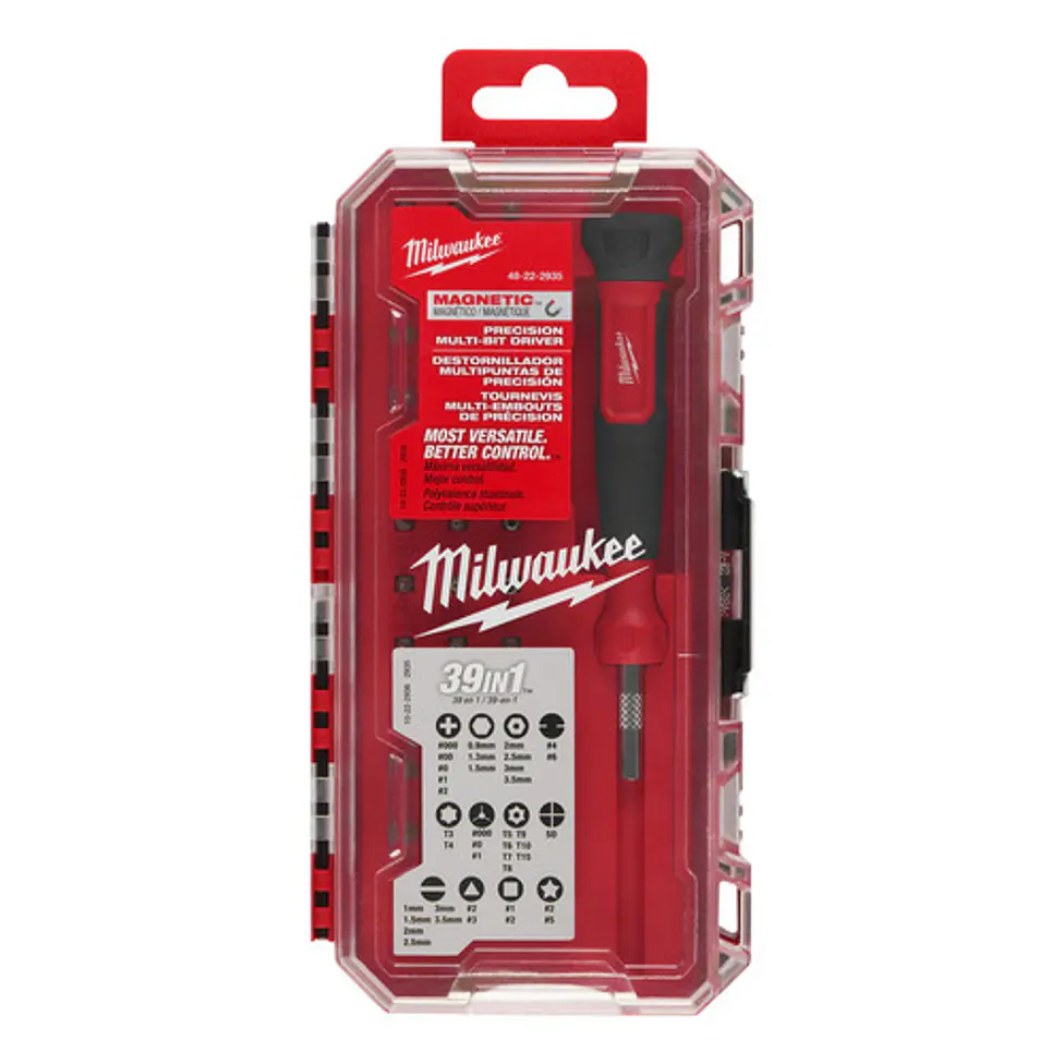 Destornillador de Precisión Set 39 Piezas Milwaukee Packout 48-22-2935 4