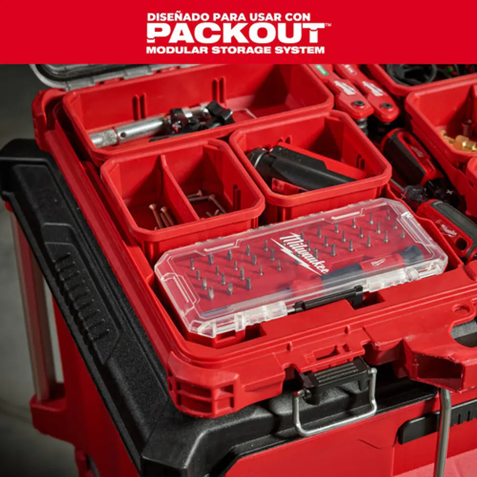 Destornillador de Precisión Set 39 Piezas Milwaukee Packout 48-22-2935 6