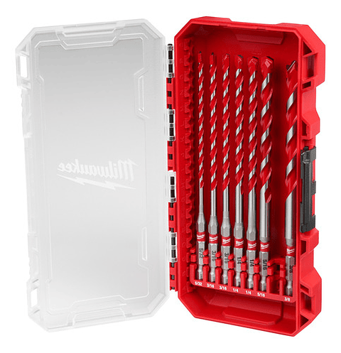 Milwaukee Set De Brocas Concreto Largas 7 Piezas 48-20-9052
