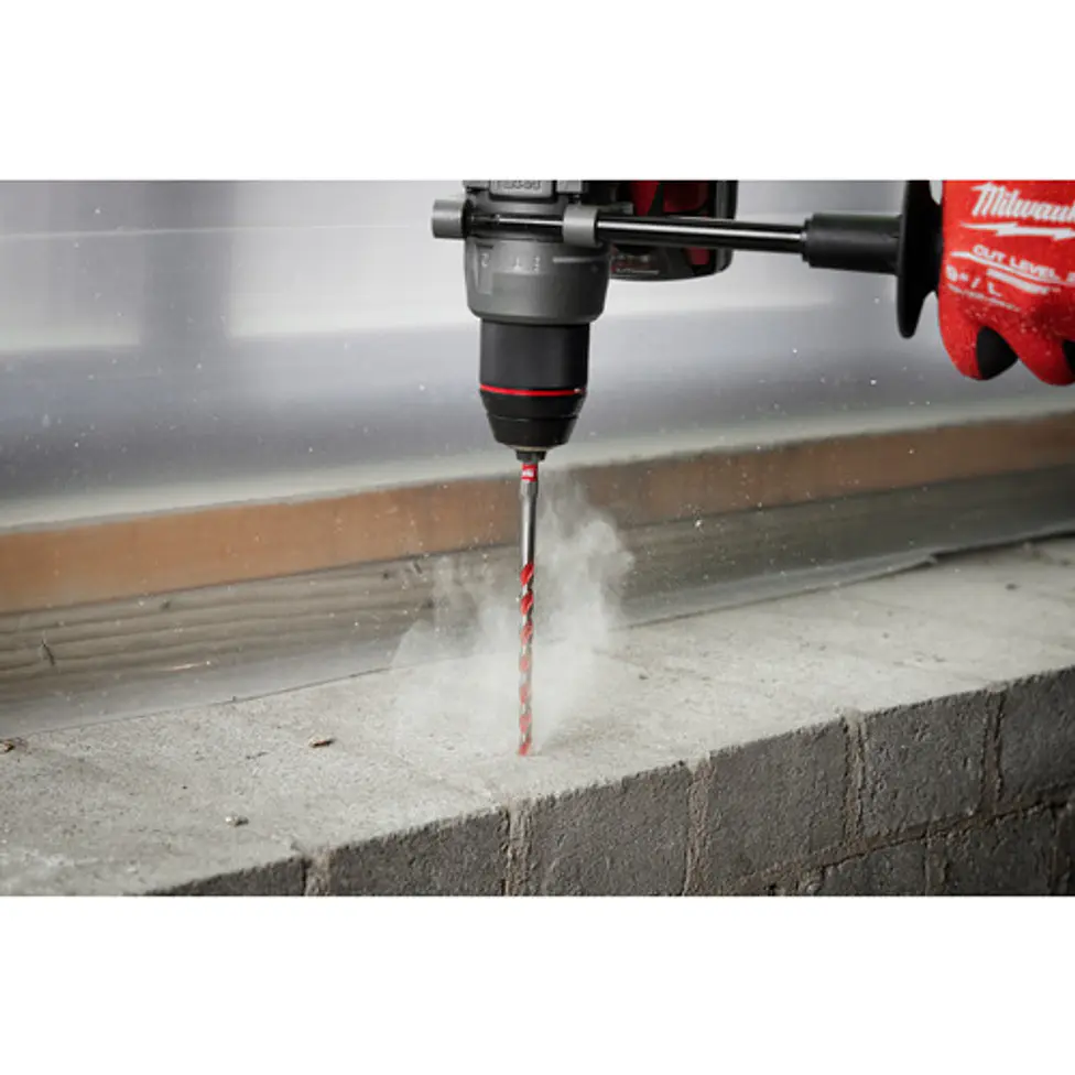 Set De Brocas Largas Para Concreto Milwaukee 7 Piezas 48-20-9052 6