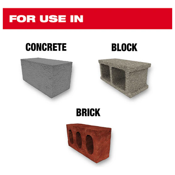 Milwaukee Set De Brocas Concreto Largas 7 Piezas 48-20-9052 7