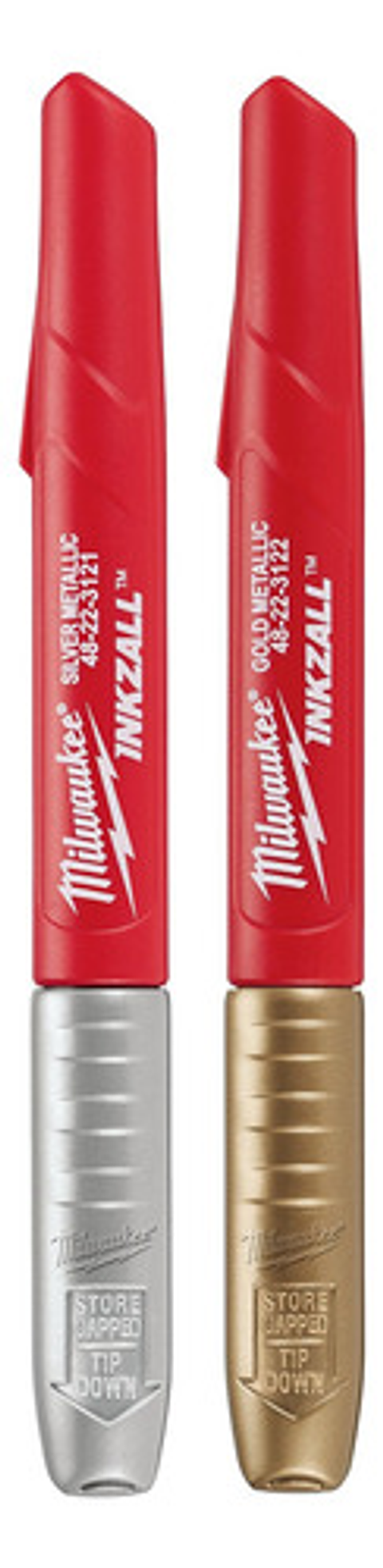 Milwaukee 2 Marcadores Metálicos Inkzall P. Fina 48-22-3123