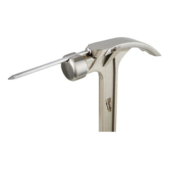 Martillo Carpintero Milwaukee 16 Onzas Cara Lisa Garra Curva 48-22-9018  6