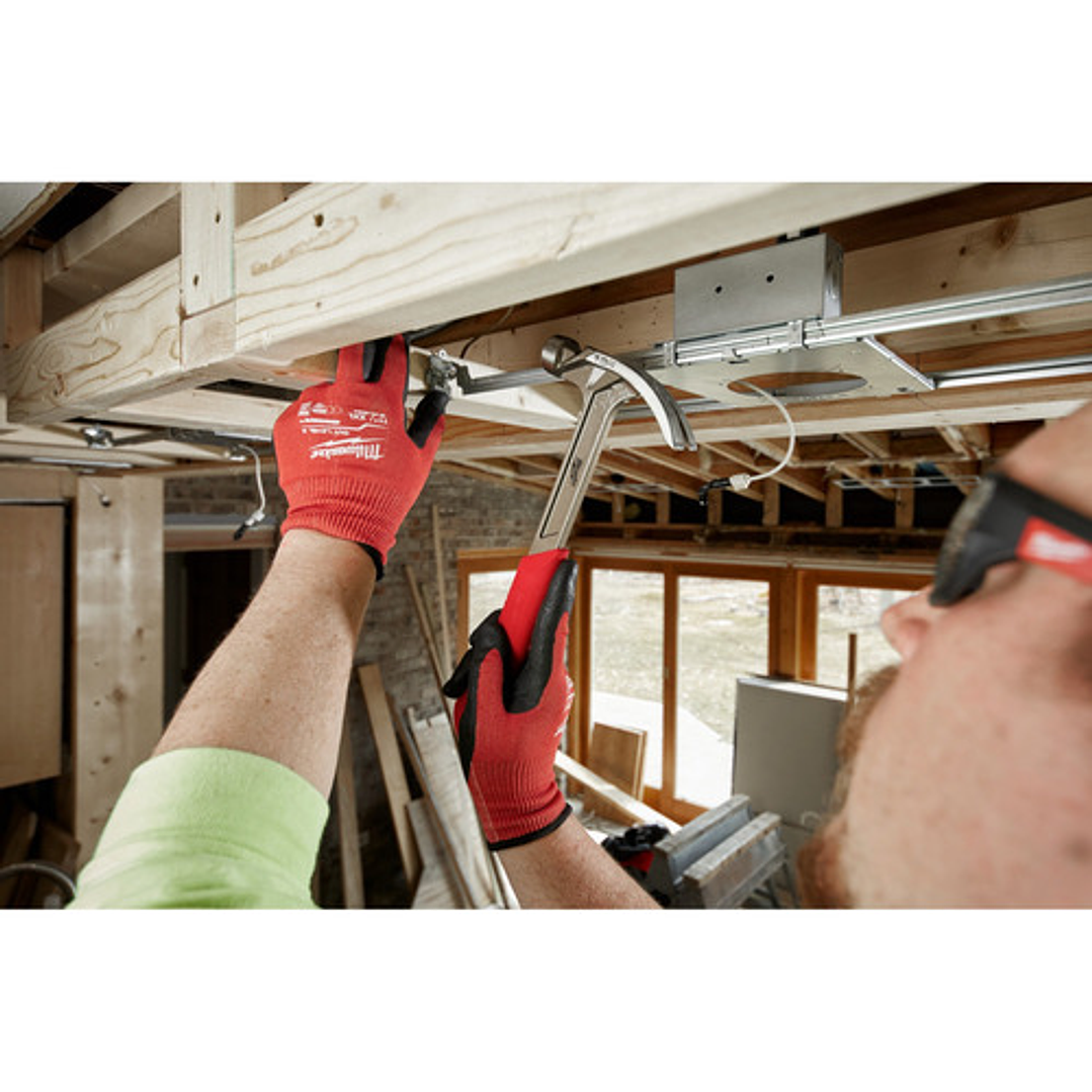 Milwaukee Martillo 16 Oz Cara Lisa Garra Curva 48-22-9018 8