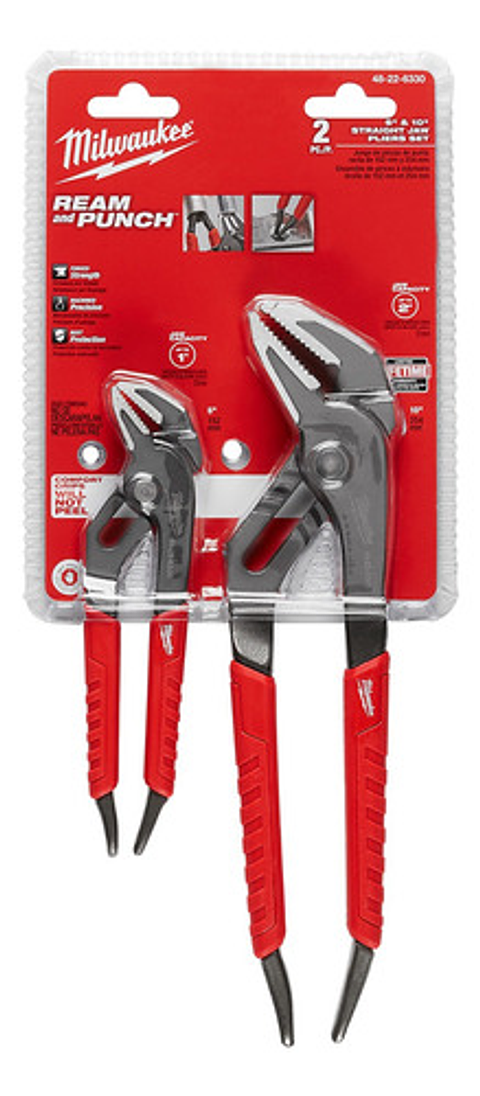 Milwaukee Pack 2 Alicate Picoloro 6 Y 10 Pulgadas 48-22-6330