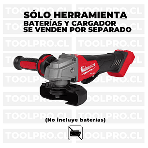 Milwaukee Esmeril Angular M18 Fuel 4.5 - 5 Pulgadas 2880-20