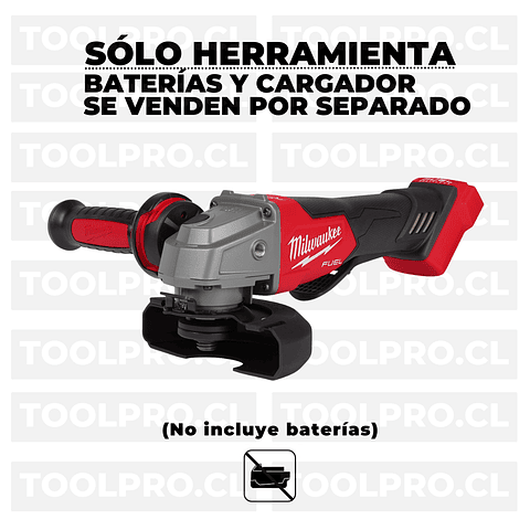 Esmeril Angular Milwaukee M18 Fuel 4.5 - 5 Pulgadas 2880-20