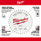 Milwaukee Disco Sierra Circular 5-3/8 Acabado Fino 36 Diente - Miniatura 2