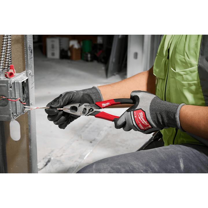 Milwaukee Alicate Universal Electricista Crimpeador Hecho En Usa Mt550c 9