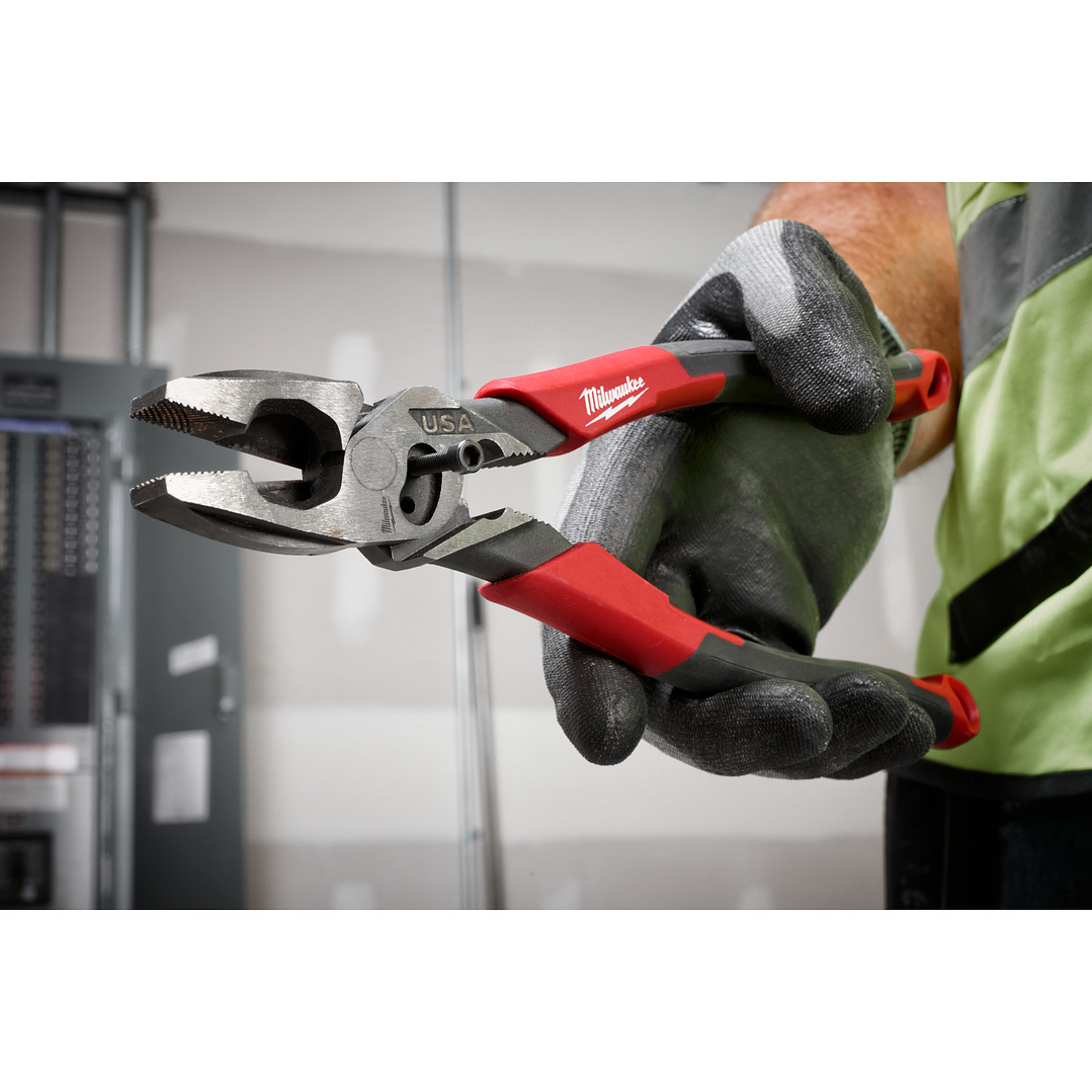 Milwaukee Alicate Universal Electricista Crimpeador Hecho En Usa Mt550c 10