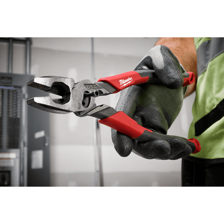 Milwaukee Alicate Universal Electricista Crimpeador Hecho En Usa Mt550c 10