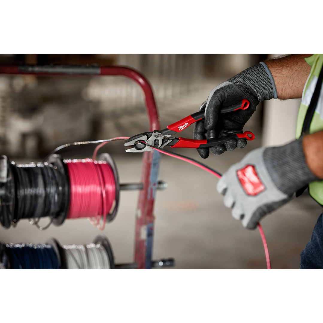 Milwaukee Alicate Universal Electricista Crimpeador Hecho En Usa Mt550c 12