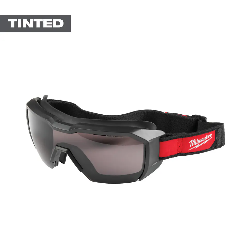 Milwaukee Lentes De Seguridad Negros Con Sello Elasticados 48-73-2061 2
